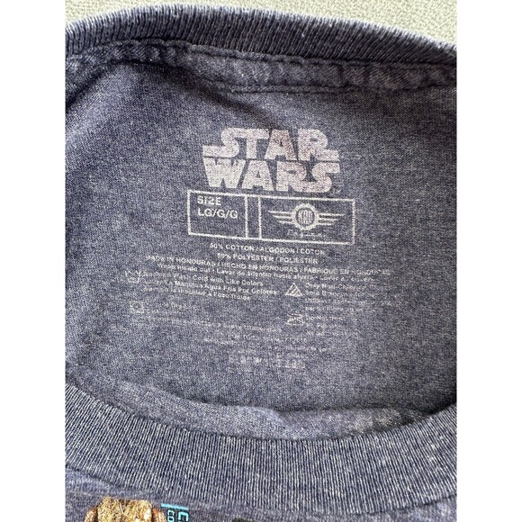 Star Wars Action Figures Original Trilogy Crew Neck TShirt Boys Large Blue - Picture 4 of 7